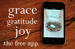 one thousand gifts app
