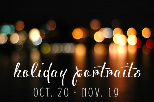 holiday portraits